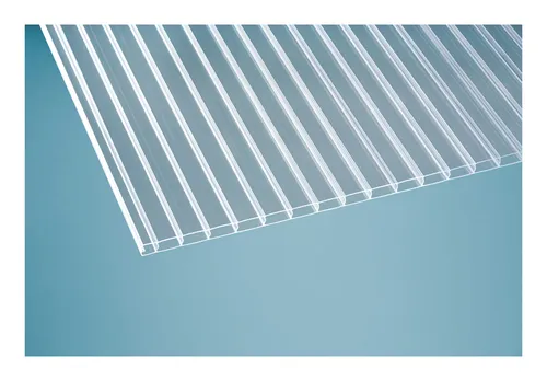 Deluxe Polycarbonat Hohlkammerplatte Esthetics 980 x 2000 x 16 mm - Klar - Hochwertige Polycarbonatplatte für optimale Lichtdurchlässigkeit und hervorragende Isolierung, ideal für Gewächshäuser und Überdachungen.