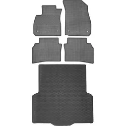 Rigum 425123 Kofferraum- und 904222 Fußmatten Set für Opel Insignia B Limousine - Praktisches Set für Opel Insignia B mit passgenauen Gummimatten und Kofferraummatte. Langlebig, wasserdicht und einfach zu reinigen – idealer Schutz für den Fahrzeuginnenraum.