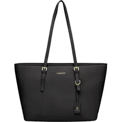 Lazarotti Bologna großer Damen Shopper aus Echt-Leder - Damen-Shopper aus hochwertigem, schmutzresistentem Echt-Leder mit längenverstellbaren Trägern für individuelle Anpassung und stilvolles Design – der perfekte Begleiter für jeden Anlass.
