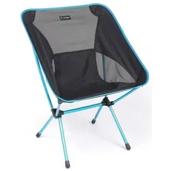 Helinox Campingstuhl Chair One XL - Extra Large - schwarz/blau - Faltstuhl für Camping und Outdoor, mit 40% größerer Sitzfläche und nur 1,5 kg Gewicht - ideal für Car-Camping und Festivals.