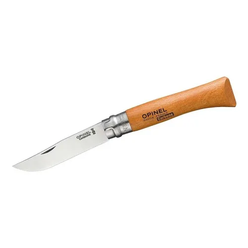 Opinel No 10 Carbon Taschenmesser Klappmesser Carbonstahl Buchenholz scharf 10cm