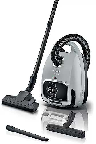 Bosch BGL6X3001 Stofzuiger - Nass- & Trockensauger mit 600W Leistung, HEPA-Filter H13 für saubere Luft und 12m Aktionsradius - ideal für gründliche Reinigung zu Hause.