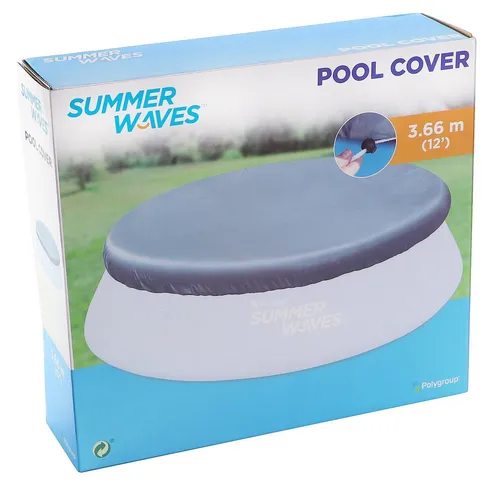 SummerWaves Pool-Abdeckplane Pool Abdeckplane 3,66m für Fast Set Quick Up Poolabdeckung