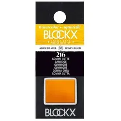 Blockx 3x Aquarellfarbe, Gummigutt - 1/2 Näpfchen 1,5ml - Hochwertige Aquarellfarbe von BLOCKX mit exzellenter Lichtechtheit für kreative Bastelprojekte. Ideal für Künstler und Hobbyisten, die Wert auf Qualität legen.