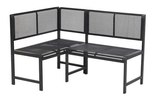 Merxx Elos Eckbank, graphit, Aluminium