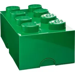 LEGO Storage Brick 8 grün - Aufbewahrungsbox - Transportkiste für Spielzeug aus hochwertigem Polypropylen, ideal für die kreative und ordentliche Aufbewahrung von LEGO-Steinen.