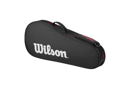 Wilson Sporttasche ADVANTAGE 2025 3PK RACKET BAG BLACK - Tennisschläger Tasche in elegantem Schwarz, bietet Platz für bis zu 3 Schläger und schützt Ihre Ausrüstung optimal.
