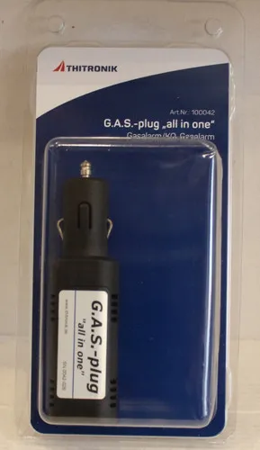 Thitronik G.A.S.-Plug "all in one" Gaswarner - Gasmelder für höchste Sicherheit, kombiniert Gasalarm und Warnsystem in einem kompakten Gerät für Ihr Zuhause.