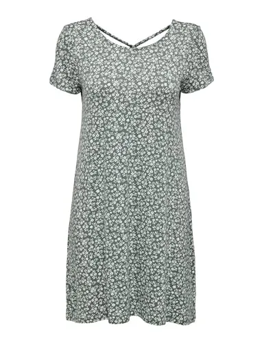 ONLY Womens Balsam Green Short Dresses