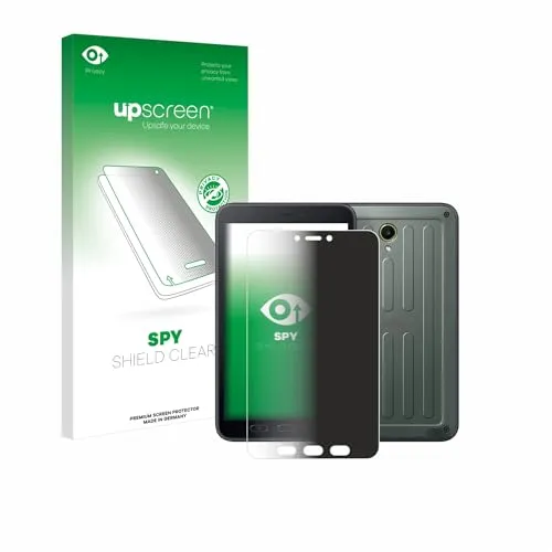 upscreen Anti-Spy Blickschutzfolie für Samsung Galaxy Tab Active 5 (Hochformat) Privacy Screen Displayschutz-Folie [Sichtschutz, Blaulichtfilter]