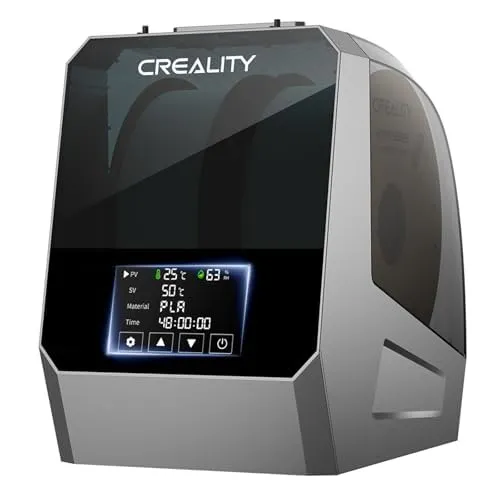 Creality Offiziell 2 Rollen 3D Drucker Filament Trockner, Space Pi Filament trockner Plus with 360° Heating, 2KG Upgraded Filament Trockner Box Support PLA ABS PETG TPU 1.75/2.85mm