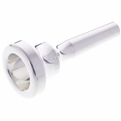 JK Exclusive Trombone 5B S1 - Posaunenmundstück - Instrumentenzubehör für Posaunen, versilbertes Mundstück mit mitteltiefer Kesseltiefe für optimalen Klang und Spielkomfort.