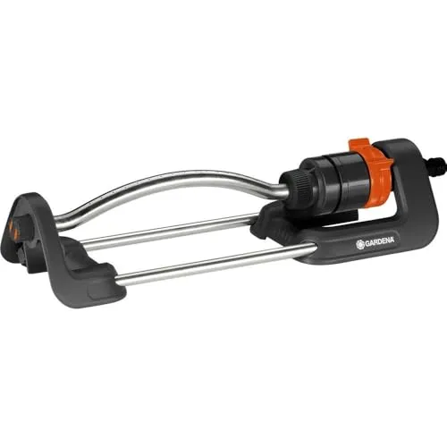 Gardena Set Aspersor Oscilante Aqua S – Flexibel und Anpassbar - Das Gardena Set Aspersor Oscilante Aqua S ist ideal für Gärten von 90 bis 220 m². Mit einem einstellbaren Sprühbereich von bis zu 13 m Breite und 17 m Länge sorgt es für eine gleichmäßige Bewässerung. Robuste Qualität für langanhaltende Nutzung.