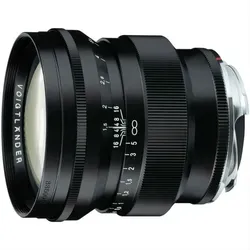 Voigtlander 75mm F1.5 VM Asph Vintage Line Nokton Black Linse - Objektiv für Leica M mit f/1.5 Blende, ideal für kreative Portraits und traumhafte Hintergrundunschärfe.
