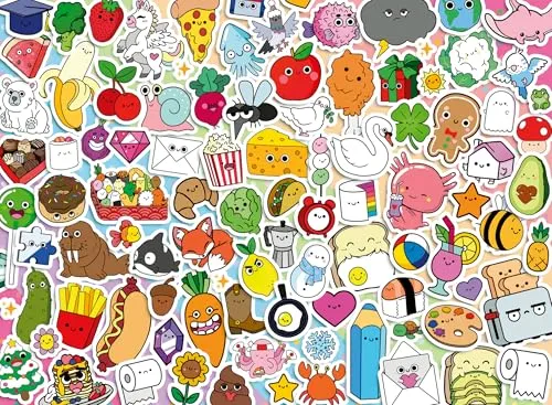 Erwachsenenpuzzle 500 Teile - Niedliches Kawaii Chaos