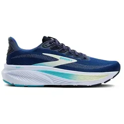 Brooks Damen Ghost 17 - schmal (2A) blau 38.5 - Laufschuhe mit überarbeiteter DNA Loft v3 Dämpfung für ein softes und reaktives Laufgefühl, ideal für entspannte Dauerläufe und Wettkämpfe.
