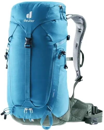 deuter Trail 18 Klettersteig Wanderrucksack - Wanderrucksack mit flexiblem Delrin U-Rahmen, ergonomischen Hüftflossen und praktischer Karabiner-Fixierung für Klettersteigsets. Ideal für Abenteuer in der Natur.