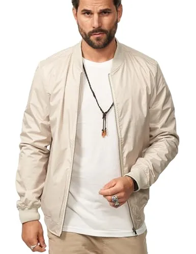 DAILY Baumwolle Herren Übergangsjacke mit Baseball-Kragen - Funktionsjacke im Bomberjacken-Stil, leicht und windabweisend – ideal für Übergangszeiten und vielseitig kombinierbar für jeden Anlass.