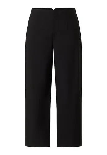 ANGELS 3/4-Hose LINN CHIC schwarz 46 - Modische 3/4-Hose aus hochwertiger Polyester-Elasthan-Mischung, bequem und ideal für entspannte Freizeitlooks. Perfekt für jeden Anlass und Größe 46.