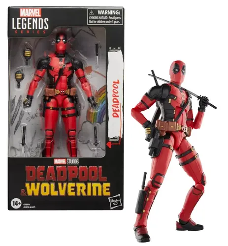 MARVEL Deadpool & Wolverine Collection - Deadpool Action-Figur - Action- & Spielfiguren, detailgetreue Nachbildung von Deadpool aus dem Marvel-Universum, perfekt für Sammler und Fans!