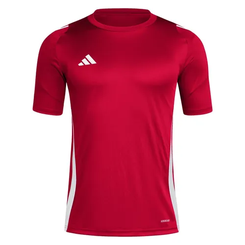 adidas Herren TIRO24 JSY Sportoberteile, Team Power Red 2 / White, M - Fußball-Trainingstrikots für Herren, mit High-Performance-Technologie für verbesserten Komfort und Stil, ideal für Training und Freizeit.