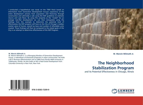 The Neighborhood Stabilization Program W. Marvin Wilmoth Jr.