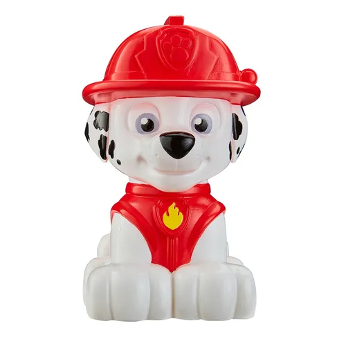 Paw Patrol Marshall GoGlow-Kumpel - Nachtlicht & Taschenlampe - Praktisches 2-in-1 Gerät: Nachtlicht und Taschenlampe. Ideal für kleine Hände, sicher und tragbar für eine entspannte Nachtruhe. Automatische Abschaltung nach 10 Minuten. Batteriebetrieben (3 AAA-Batterien, nicht enthalten).