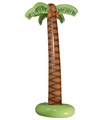 PALME AUFBLASBAR DEKO-PALME GUMMIPALME PARTYPALME PARTYDEKO PLASTIKPALME 180CM