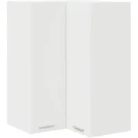 vidaXL Hängeschrank Riga Weiß 57 x 57 x 80 cm - Moderner Hängeschrank aus hochwertigem Holzwerkstoff für deine Küche. Praktisch und pflegeleicht mit großzügigem Stauraum für Ordnung und Stil.