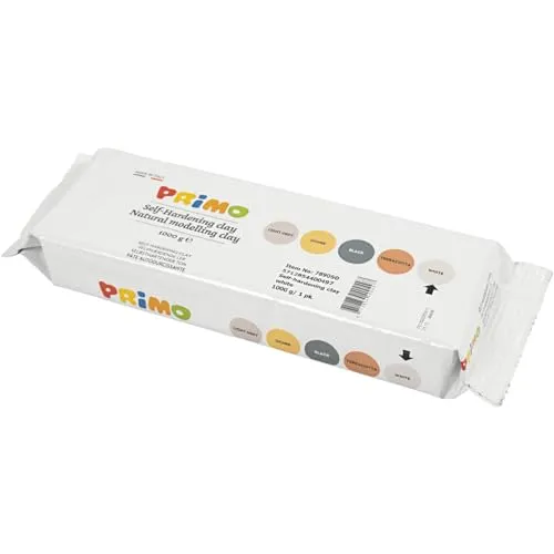 Selbsthärtender Ton, weiß, 1 kg