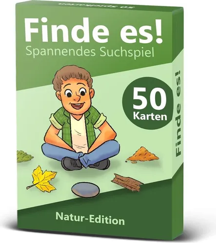 GLÜCKSWOLKE - Finde es: Outdoor Schatzsuche für Kinder - Entdeckerspielzeug für Kinder ab 4 Jahren, fördert spielerisch Achtsamkeit und Kreativität durch spannende Suchaufträge in der Natur.