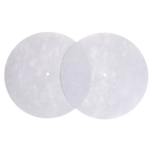 Dr. Suzuki Tablecloth 12" Slipmats Mix-Edition White - Plattenspieler Zubehör mit stilvollen Slipmats, perfekt für DJs und Musikliebhaber, die ihre Turntables aufwerten möchten.