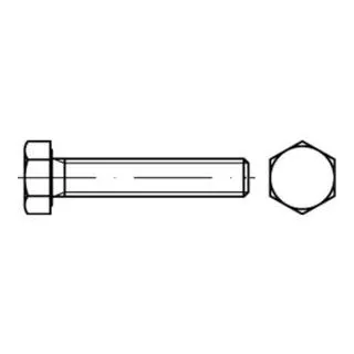 Reyher 933 V2a Sechskantschraube 8x40mm (200 Stück) - Hochwertige Sechskantschrauben aus V2A Edelstahl, ideal für vielfältige Anwendungen im Bau- und Montagebereich. Lieferung in praktischer Verpackung mit 200 Stück.