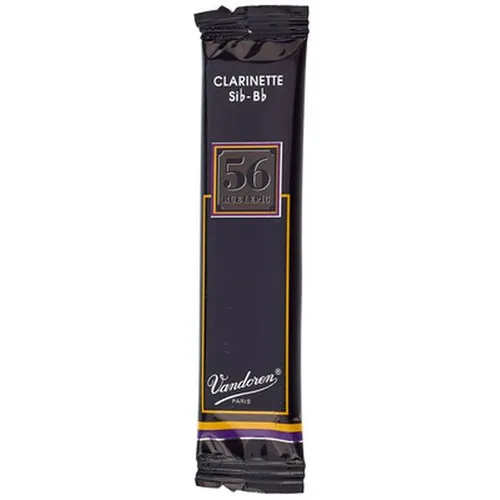 VANDOREN CR5025 Klarinettenblätter, Stärke 2.5 - Hochwertige Klarinettenblätter aus stärkerem Rohr für maximalen Klang und schnelle Ansprache. 10er Pack für stets frische Blätter und verbessertes Musikerlebnis.