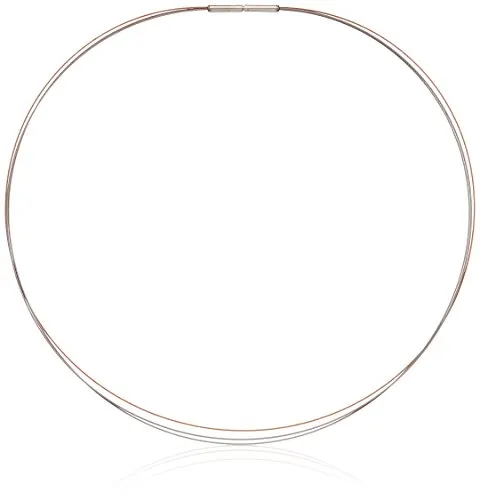 Boccia Damen-Collier 3-Fach Edelstahl teilvergoldet 45.0 cm - Elegantes bicolor Collier mit Bajonettverschluss, perfekt für jeden Anlass und ein Highlight in deiner Schmuckkollektion.