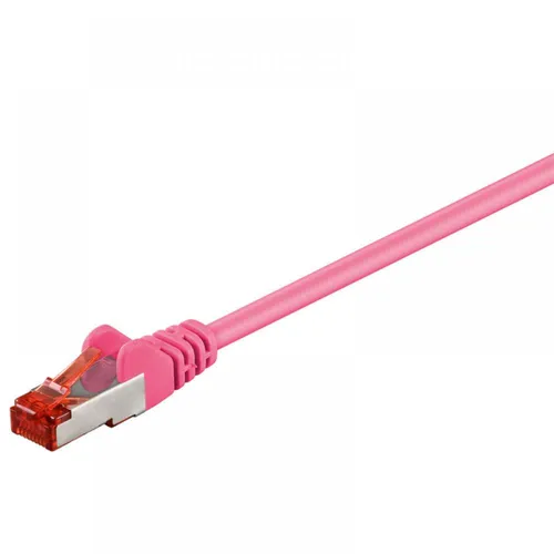 CAT 6 Netzwerkkabel, S/FTP, LS0H, magenta - Länge: 3,0 m