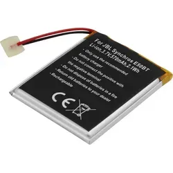 Avizar, Li-Ion 3.7V Akku für JBL Synchros E50BT Headset Ersatz 570mAh, Schwarz - Schwarz