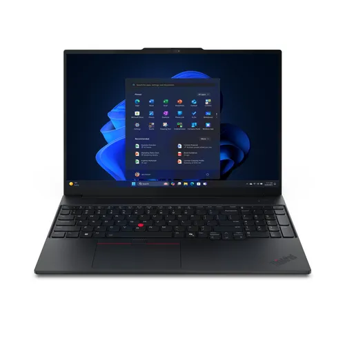 Lenovo ThinkPad E16 Gen 3 AMD Ryzen 7 - Kompaktes 16'' Business-Notebook mit KI-gestützter Smart Performance, verbesserter Akkulaufzeit und Hybridkamera für unterbrechungsfreie Zusammenarbeit.