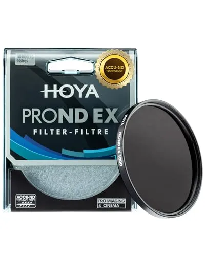 HOYA Filter Pro ND-EX Graufilter ND1000 58mm - Kamera-Filter, ermöglicht kreative Langzeitbelichtungen mit bis zu 10 Blendenstufen Reduktion für beeindruckende Effekte.