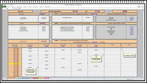 SEK Digitales PC Computer Haushaltsbuch - Homebanking & Finanzen, umfassende Übersicht über Einnahmen und Ausgaben mit Budgetplaner für effizientes Haushaltsmanagement.