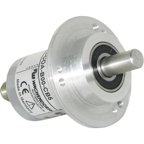 Wachendorff Absolut Multiturn Drehgeber WDGA-58B-10-1218-CO-A-B-0-0-CB5 58 mm - Drehgeber mit 12 Bit Singleturn und 12 Bit + 18 Bit Multiturn Auflösung, ideal für präzise Messungen in anspruchsvollen Anwendungen.