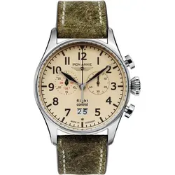 IRON ANNIE Quarzuhr mit Swiss Technik - Armbanduhren mit Ronda 5020.B Quarzwerk, 5 atm wasserdicht und stilvollem blauen Ziffernblatt – perfekter Begleiter für jeden Anlass.