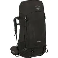 Kyte 68 Rucksack schwarz, 68 Liter für Trekking - Trekking Rucksack mit 68 Liter Volumen, aus recyceltem strapazierfähigem Nylon, ideal für Outdoor-Abenteuer und Sport.