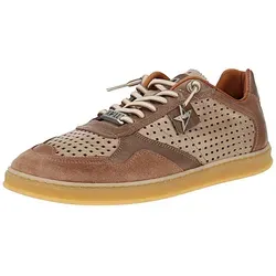 Cetti C-848 Barefoot Herren Sneaker – Ante-Nature-Tierra - Stylischer Sneaker von Cetti aus hochwertigem Leder, mit perforiertem Obermaterial für ein optimales Fußklima. Die bequeme Lederdecksohle und die flache Gummisohle sorgen für besten Tragekomfort.