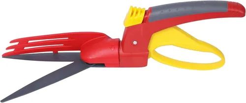WOLF Garten Handgrasschere Comfort RI-LL 7030007 - Baumscheren & Gartenscheren - Ideal für Rasenkantenpflege an schwer zugänglichen Stellen mit 30 % geringerem Krafteinsatz dank innovativer Mechanik und drehbarem Schneidkopf.