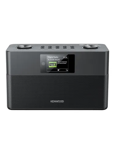 KENWOOD CR-ST80DAB-B - Stereo-Kompaktradio mit 2 x 10 W RMS, DAB+ und Bluetooth für kabelloses Streaming, inkl. Weckfunktion und Sleeptimer
