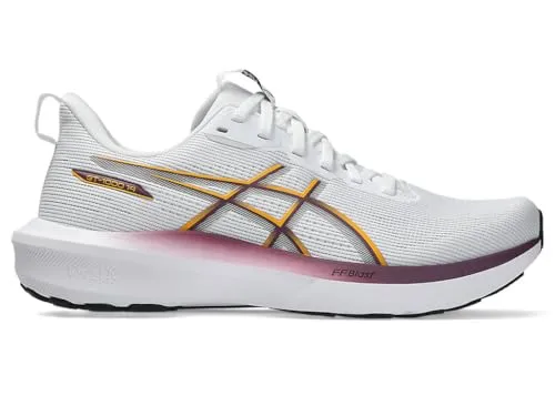 Asics GT-1000 14 Damen Blanc 42.5 - Der Asics GT-1000 14 für Damen bietet optimalen Komfort und Stabilität für Neutralläuferinnen. Ideal für den täglichen Lauf, mit atmungsaktivem Obermaterial und rutschfester Sohle.
