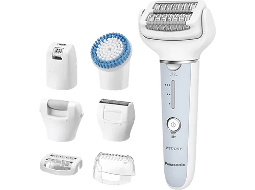 PANASONIC ES-EY90-A503 Epilierer mit flexiblem Kopf und Drucksensor - Epilierer für WET&DRY-Anwendungen, bietet sanfte Haarentfernung mit flexiblem Kopf und Drucksensor für optimale Hautpflege.