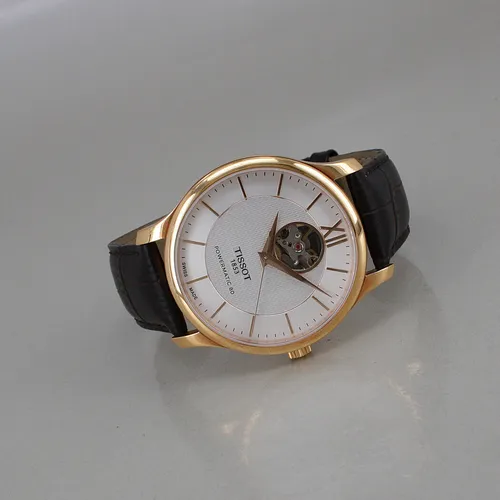 TISSOT Tradition Gent Powermatic 80 Ø 40 mm Automatik offene Unruh Full Set  NEU