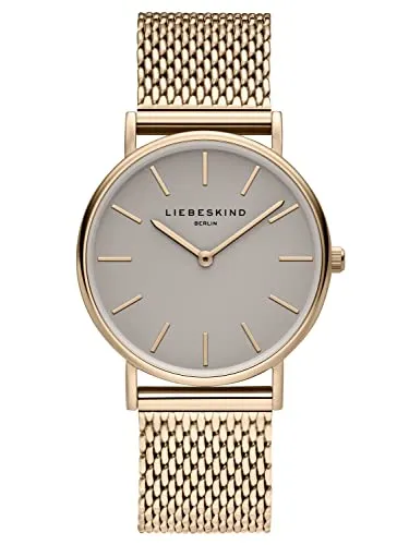 Liebeskind Berlin Damenuhr LT-0170-MQ - Elegante Armbanduhr aus Edelstahl - Armbanduhren für Damen: Stilvolle Uhr mit 50m Wasserdichtigkeit und elegantem Roségold-Armband, perfekt für jedes Outfit.